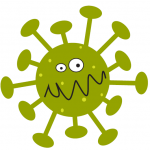 Flu bug graphic