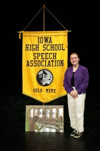 Dubuque Senior All-State Banner for Solo Mime