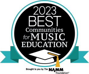 2023 Best Communities for Music Education (logo)
