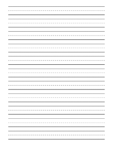 Document Library: grade 1 guided lined paper full sheet thumbnail
