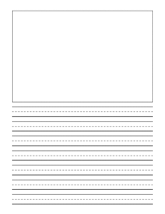 Document Library: grade 2 guided lined paper drawing box thumbnail