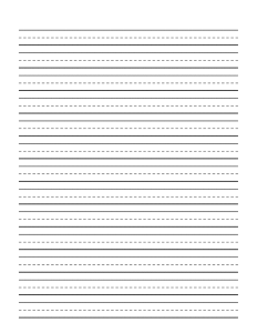 Document Library: grade 2 guided lined paper full sheet thumbnail