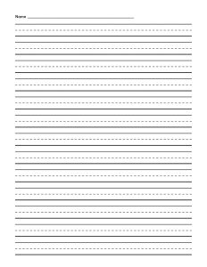 Document Library: grade 2 guided lined paper full sheet with name thumbnail