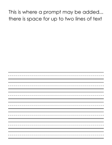 Document Library: grade 2 guided lined paper prompt and drawing space thumbnail
