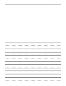 Document Library: grade 3 guided lined paper drawing box thumbnail