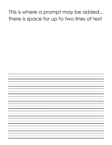 Document Library: grade 3 guided lined paper prompt and drawing space thumbnail