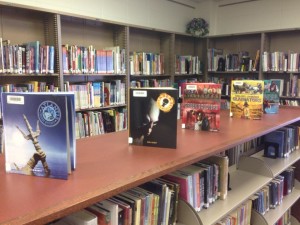 library book shelves