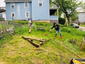 Helping people in need in our community with yard work.